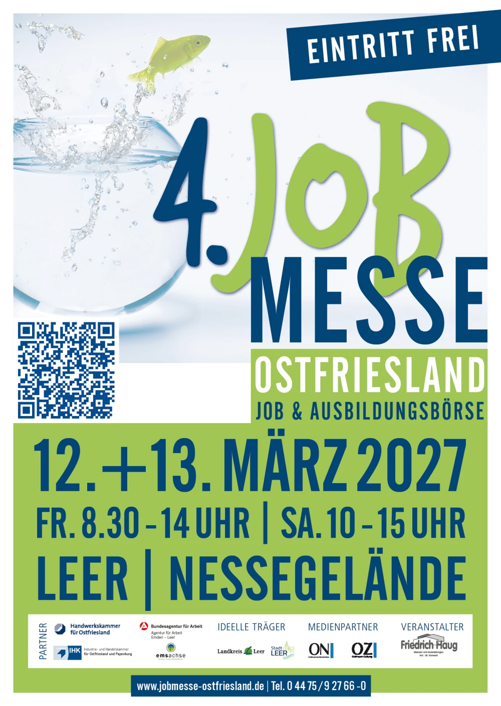 Messeplakat 4. Jobmesse Ostfriesland