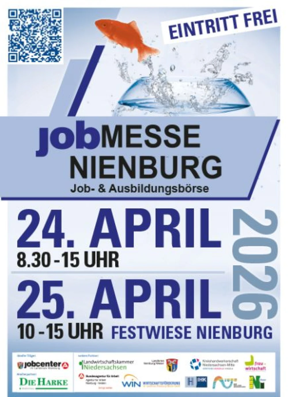 Messeplakat Jobmesse Nienburg 2026